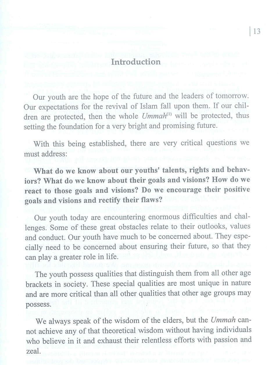 Our Youth The Key to Success_ Islam and Building a Strong Ummah