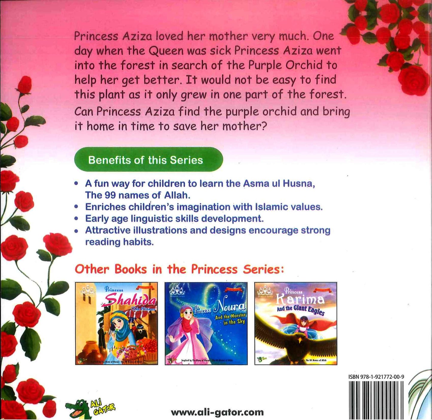 Princess Aziza & The Purple Orchid – Islamic Children’s Story Book on Values & Kindness
