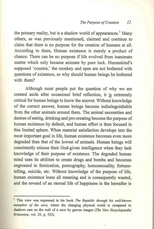 The Purpose of Creation by Dr Bilal Philips