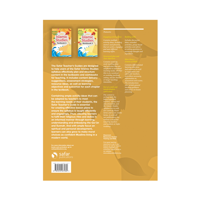 Islamic Studies: Textbook 3 – Learn About Islam Series | Safar Publications | English Curriculum (Softcover, 168 Pages)