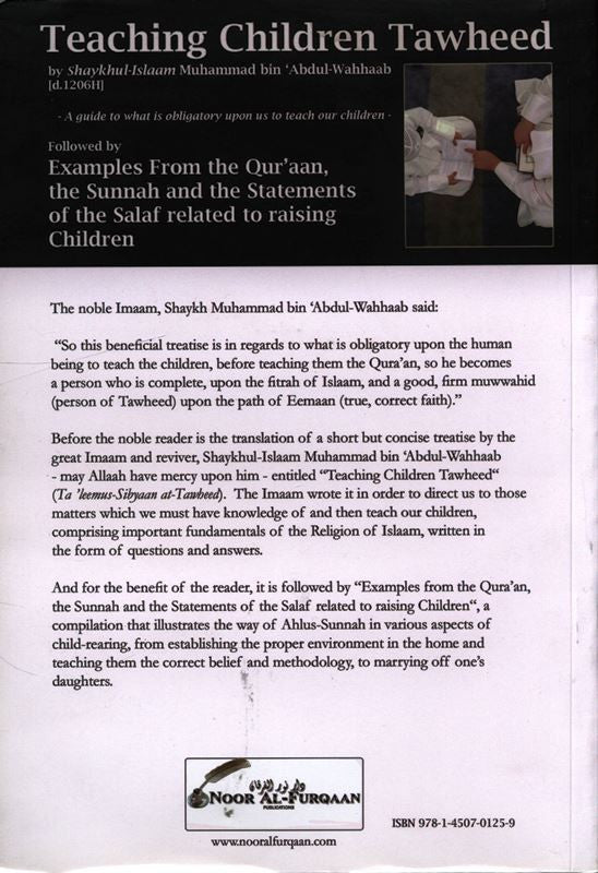Teaching Children Tawheed — A Guide to Raising Children with Correct Islamic Monotheism (Tawḥīd)
