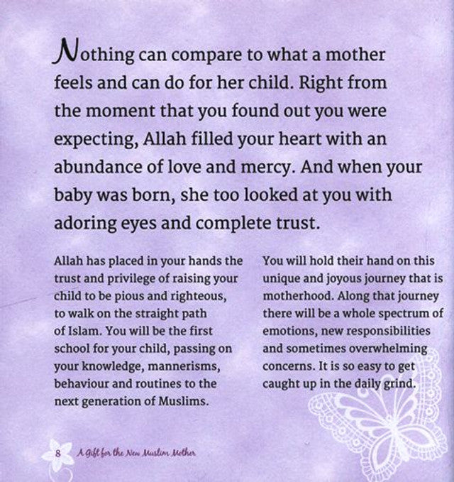 A Gift for the New Muslim Mother By Muneeba Zahid