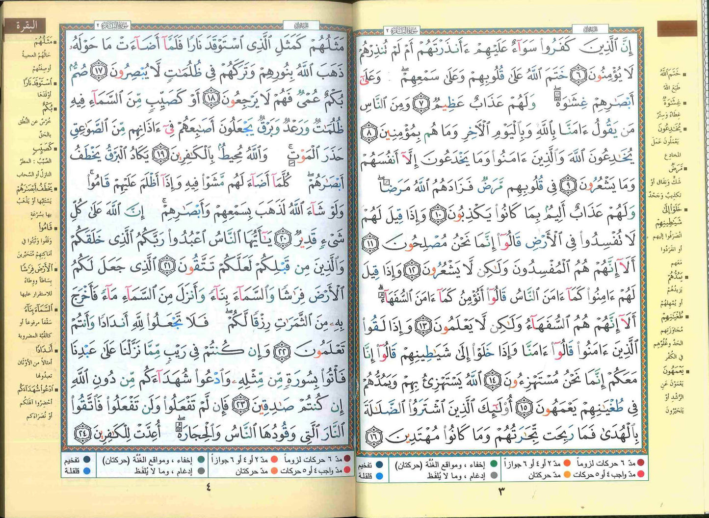 Tajweed Quran (Arabic Only) – Random Color and Multiple Sizes - Dar Al-Maarifah Easyquran