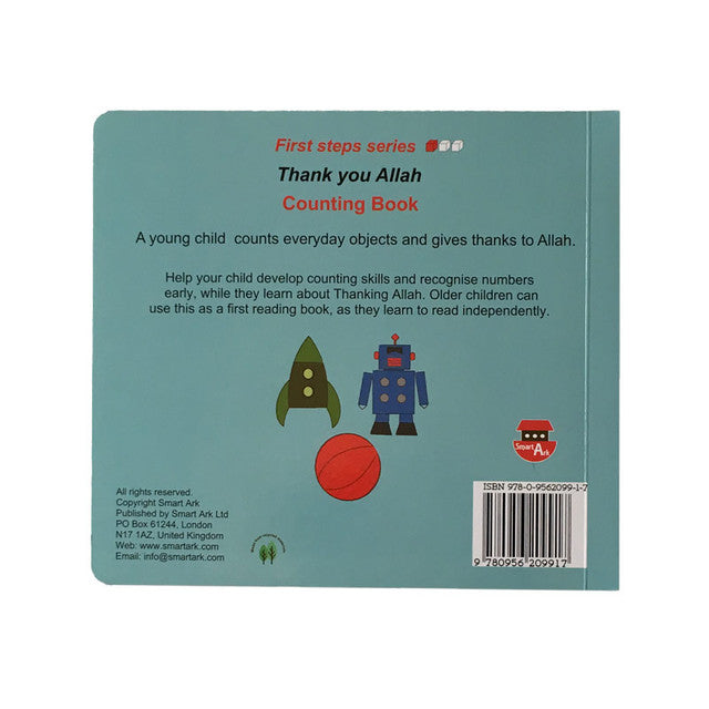 Thank You Allah Counting Book | Islamic Counting and Early Learning Board Book for Children