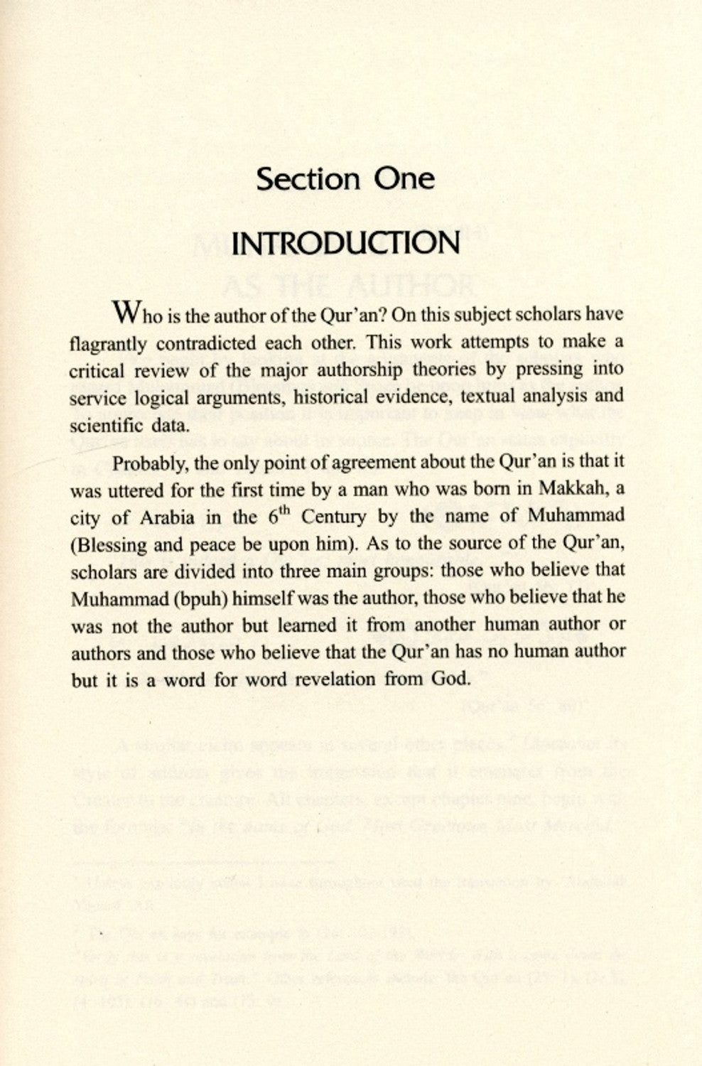 The Sources of the Quran : A Critical Review of the Authorship Theories By IIPH