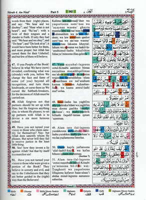 Holy Quran with English Translation & Roman Transliteration – Persian/Urdu Script Hardcover