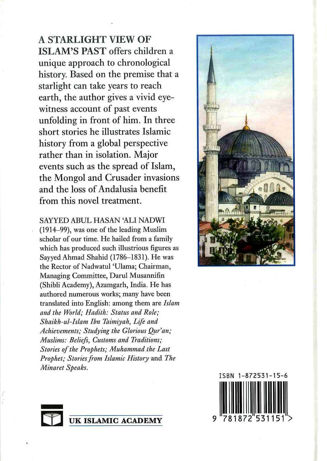 A Starlight View Of Islam's Past by Sayyed Abul Hasan Ali Nadwi