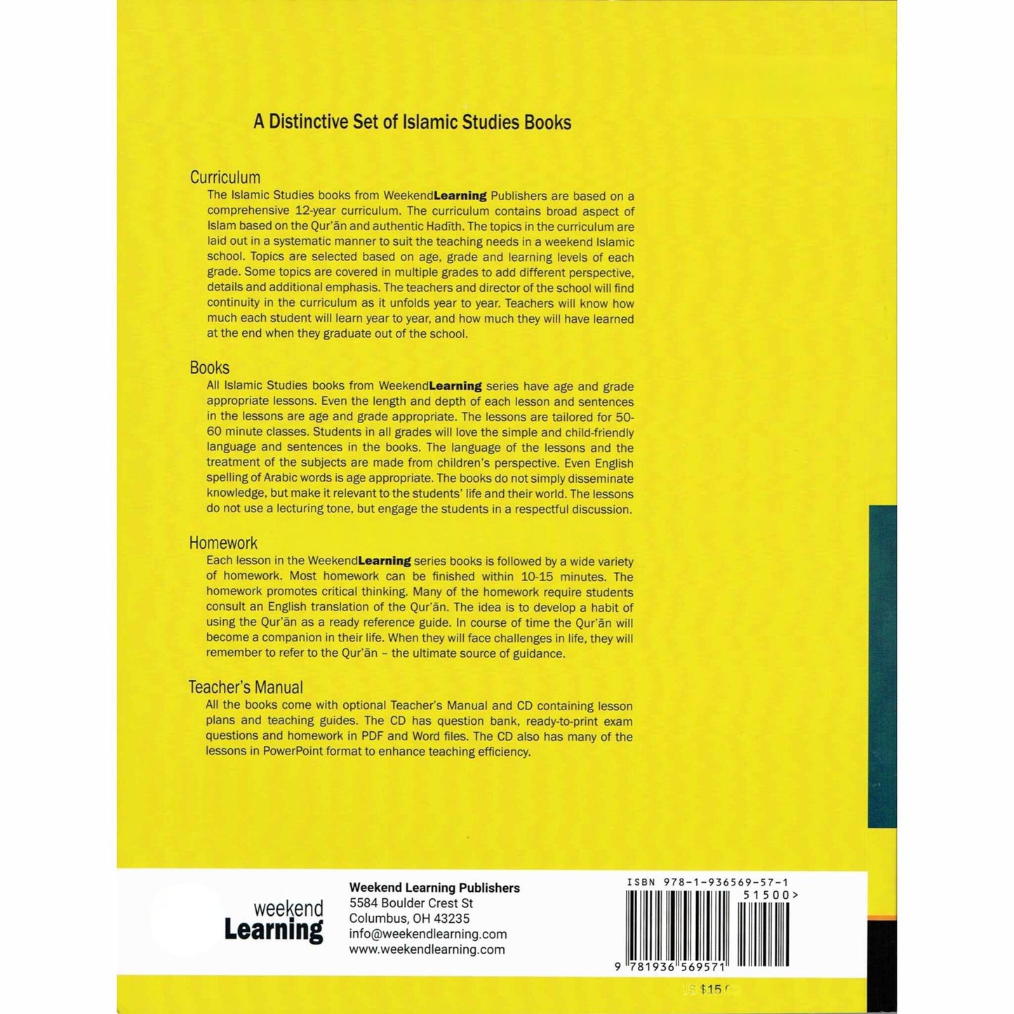 Islamic Studies Level 1 (Revised & Enlarged Edition) | Weekend Learning Series for Children