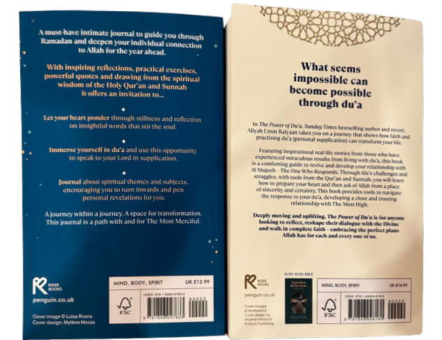Ramadan Reflection & The Power of Du’a Set of 2 Books by Aliyah Umm Raiyaan | Spiritual Journal