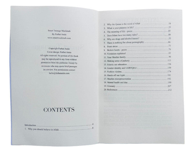 Smart Teenage Muslimah – Islamic Inspirational Guide for Muslim Girls | Farhat Amin (Softcover, 211 Pages)