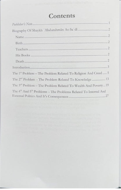 The Correct Religion Solves All the Problems – Islamic Solutions for Modern Life