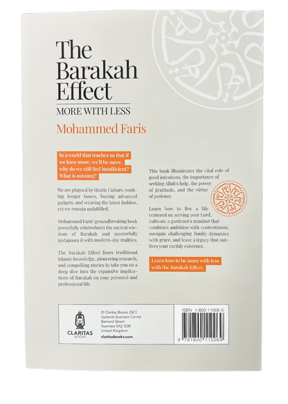 Islamic Productivity Books – The Barakah Effect & The Productive Muslim by Mohammed Faris