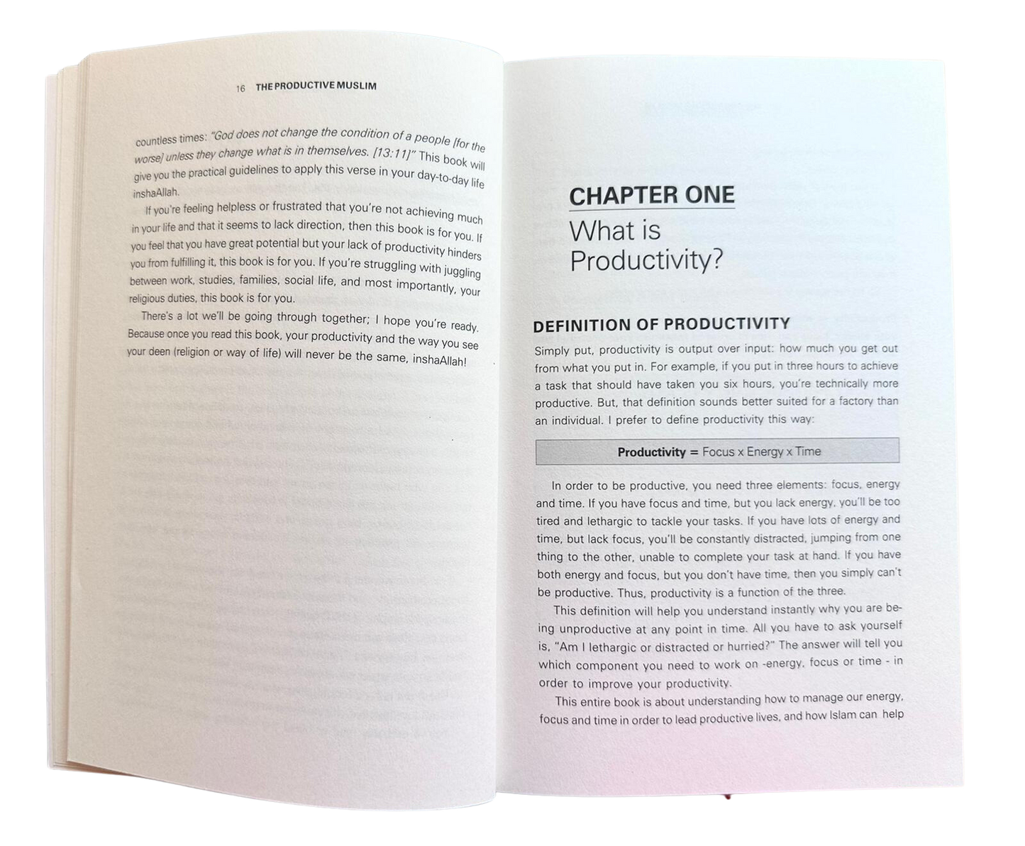 Islamic Productivity Books – The Barakah Effect & The Productive Muslim by Mohammed Faris