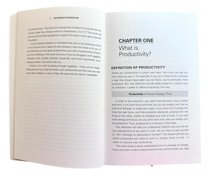Islamic Productivity Books – The Barakah Effect & The Productive Muslim by Mohammed Faris