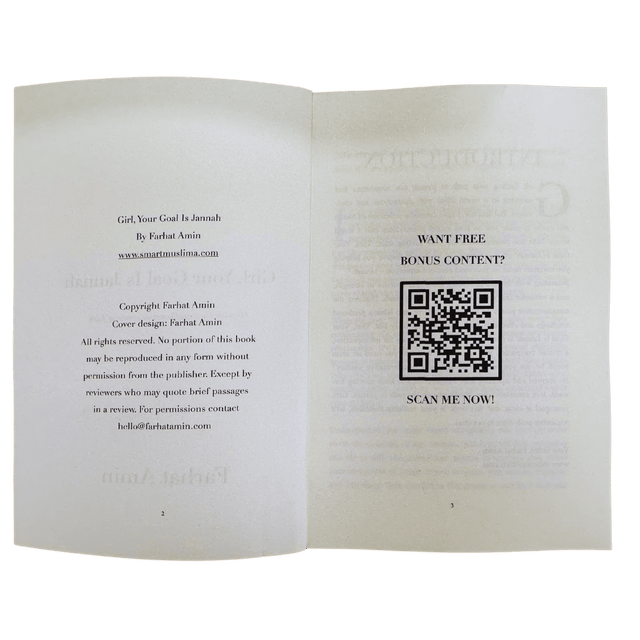 Girl, Your Goal Is Jannah – Inspirational Islamic Guide for Muslim Women (Softcover, 189 Pages) | Farhat Amin