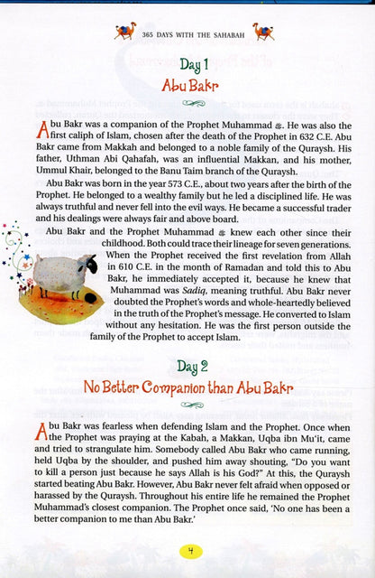365 Days with Sahabah by Saniyasnain Khan — Daily Sahabah Stories
