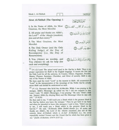 Noble Quran – Arabic Text with English Translation (Medium Hard Cover) | Muhsin Khan & Taqi-ud-Din Al-Hilali
