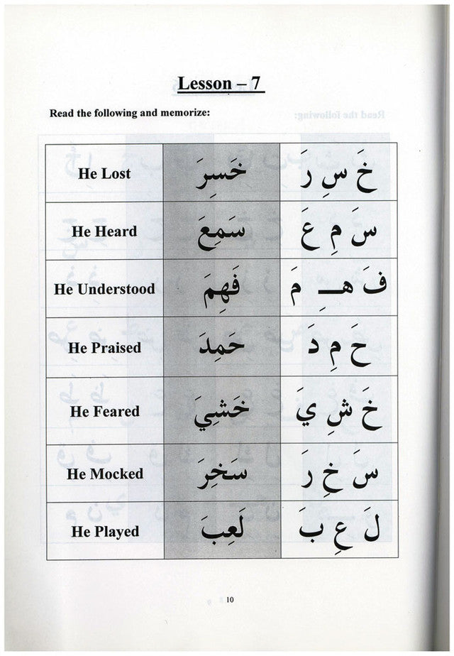 Arabic For Beginners Book 2 – Beginner Arabic Reading & Writing Guide | Muhammad S. Adly (Message Of Islam, Softcover, 29 Pages)