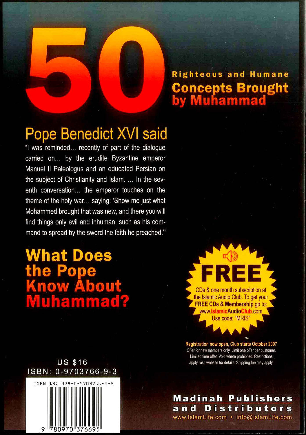 50 Righteous & Humane Concepts Brought by Muhammad | Islamic Ethics & Moral Teachings