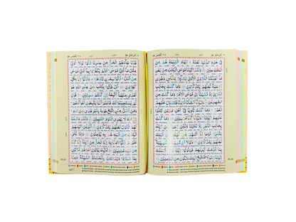 Holy Quran Colour Coded with Arabic Text & English Translation – 13-Line Tajweed Edition