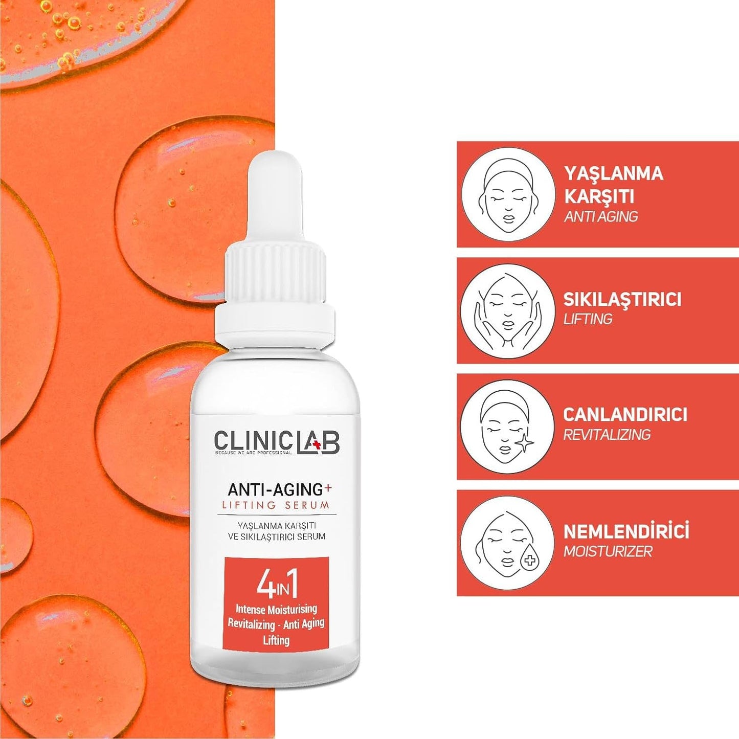 ClinicLab Anti-Aging & Lifting Serum 30ml – Firming & Youthful Skin Solution