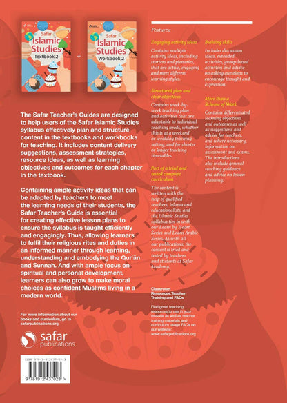 Teacher’s Guide for Islamic Studies Book 2 | Learn About Islam Series | Safar Publications | Lesson Planning Resource