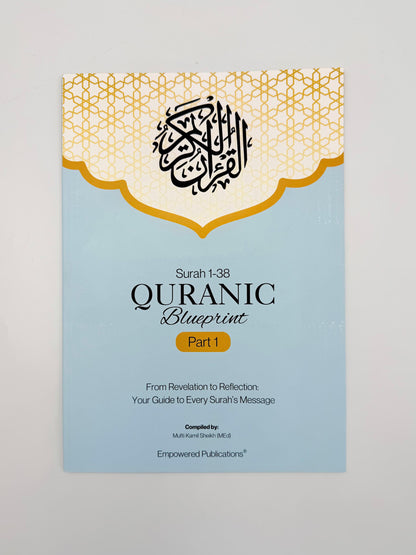 Quranic Blueprint – One Page Surah Outline | Easy Quran Study & Surah Summary Guide