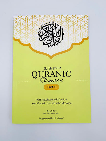 Quranic Blueprint – One Page Surah Outline | Easy Quran Study & Surah Summary Guide