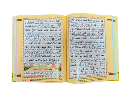Holy Quran Colour Coded with Arabic Text & English Translation – 13-Line Tajweed Edition
