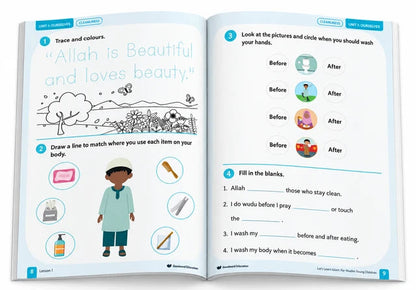 Hanafi Fiqh & Ubudiyyah Level 1 | Islamic Worship Book for Children Ages 5+ | Quranic Tarbiyah