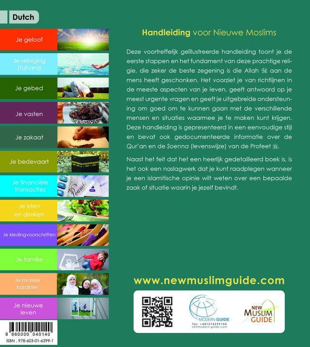 New Muslim Guide: Handleiding voor Nieuwe Moslims (Middle Dutch) — Illustrated Guide for New Muslims and Seekers of Islam