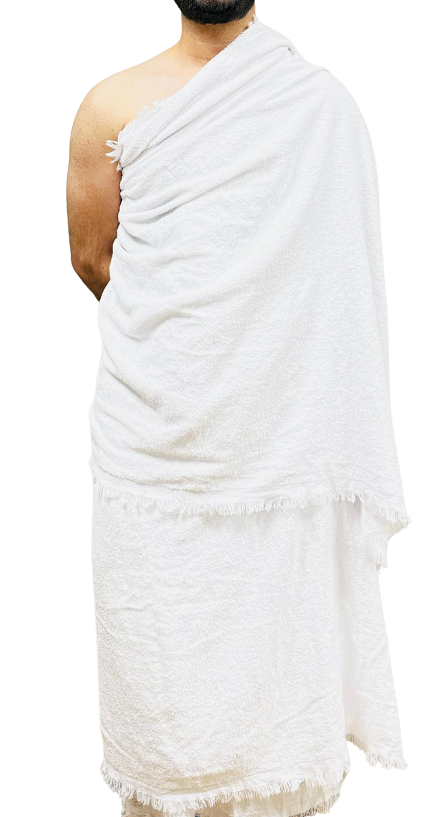 Ultimate Hajj & Umrah Essentials Bundle with Ihram – Complete Pilgrimage Kit for Men
