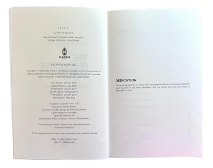 Islamic Productivity Books – The Barakah Effect & The Productive Muslim by Mohammed Faris