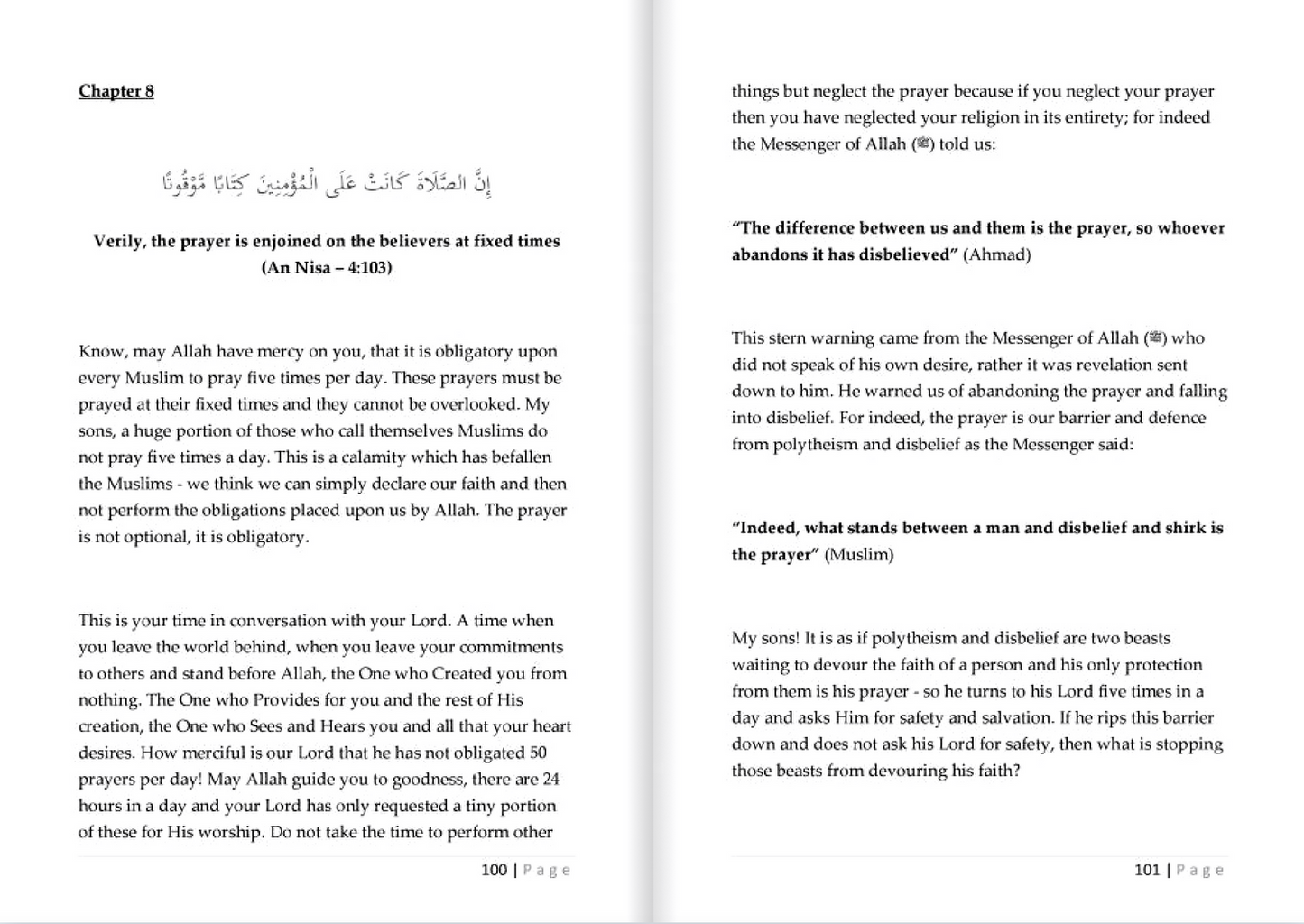 A Father’s Legacy: A Gift to the Believers – Islamic Advice & Spiritual Guidance by Abu Ibraheem