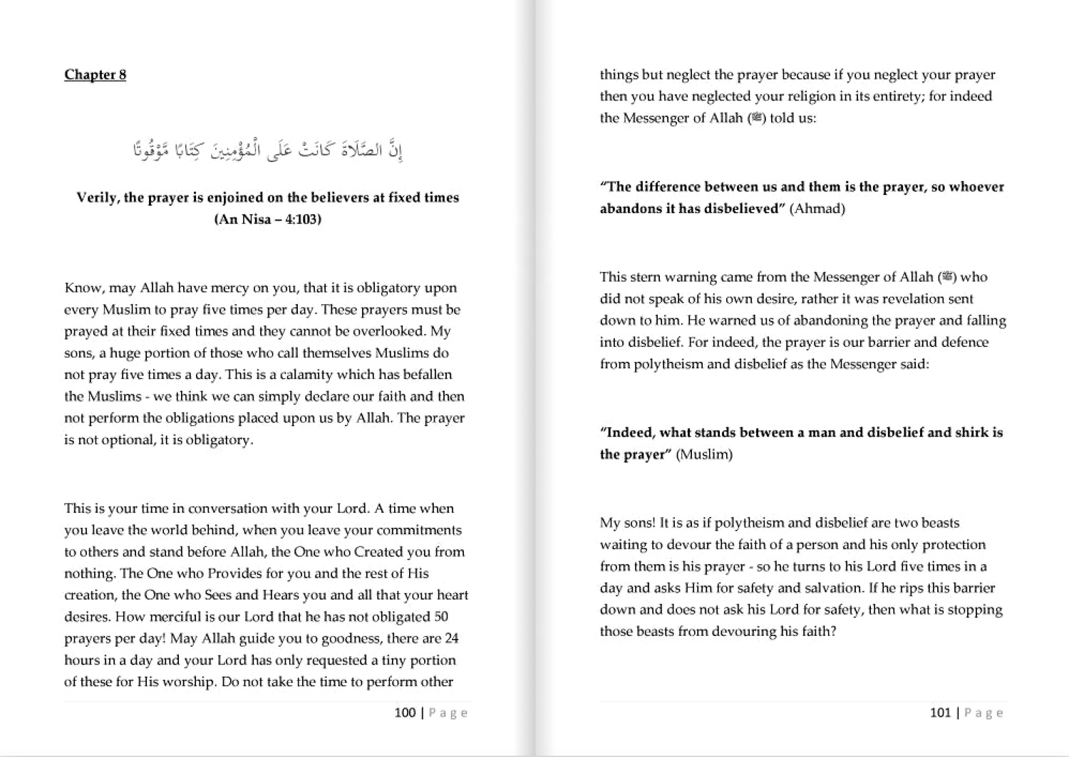 A Father’s Legacy: A Gift to the Believers – Islamic Advice & Spiritual Guidance by Abu Ibraheem
