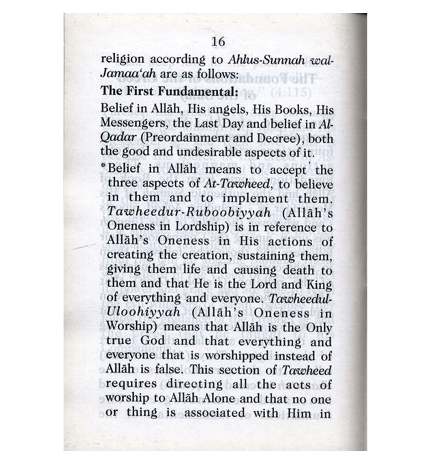A Summary of the Creed of As-Salaf As-Saalih | Abdul Malik Mujahid