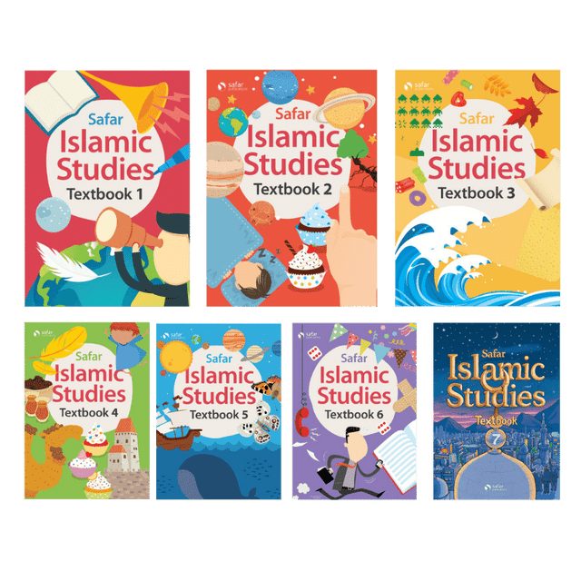 Islamic Studies Textbook Series (1–7) — Complete Educational Curriculum for Young Muslim Learners (Softcover Set)