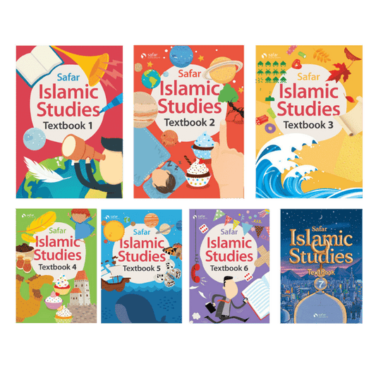 Islamic Studies Textbook Series (1–7) — Complete Educational Curriculum for Young Muslim Learners (Softcover Set)