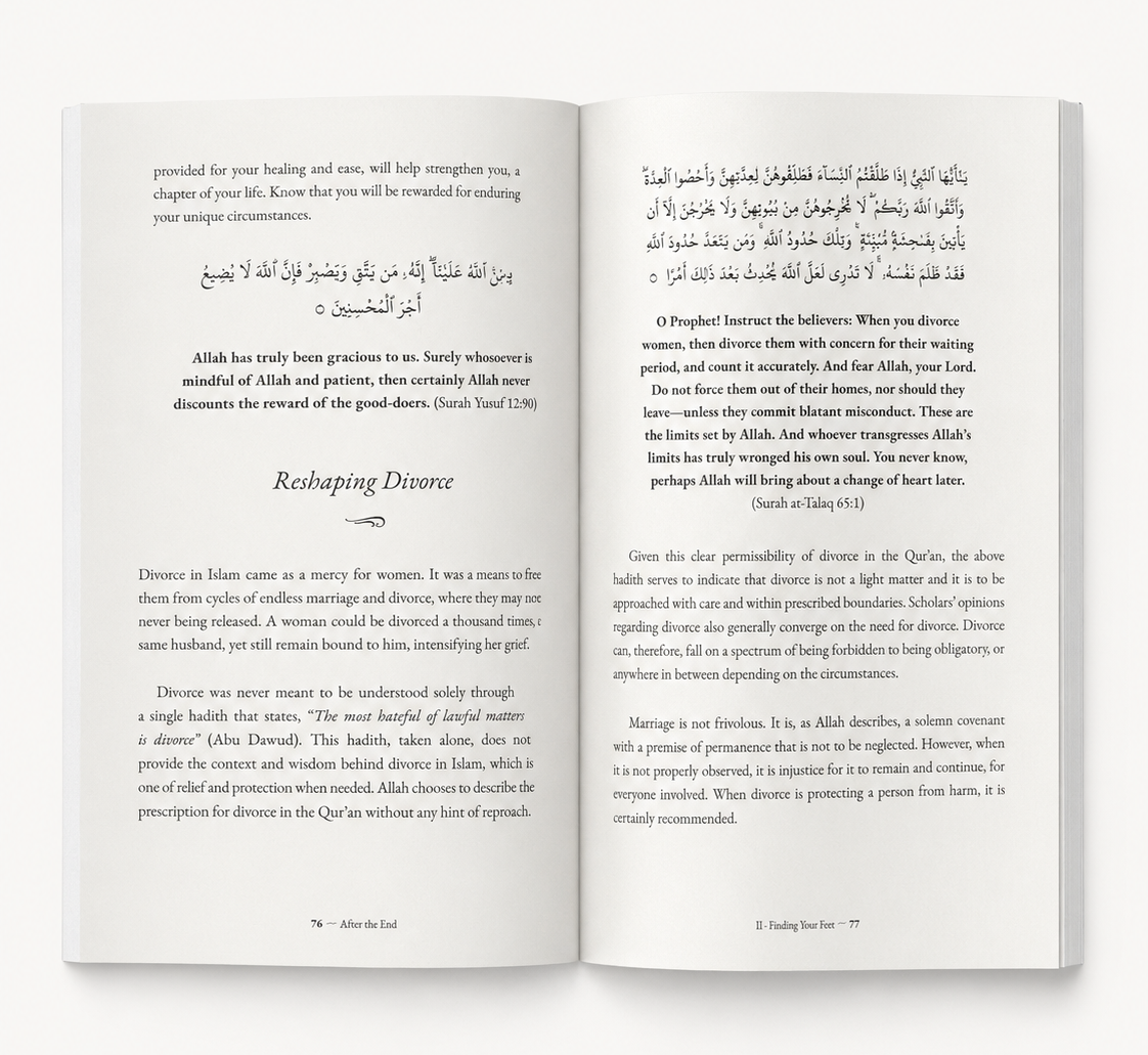 After the End – A Muslim Woman’s Companion to Iddah and Divorce | Guidance for Healing-islamicbrands