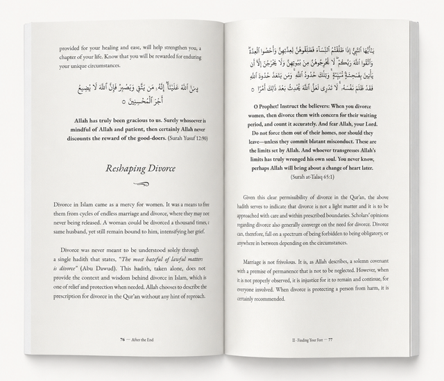 After the End: A Muslim Woman’s Companion to Iddah and Divorce | Islamic Guide for Healing and Recovery