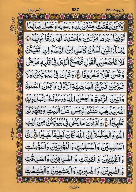 Al Quran Al Kareem with Urdu Persian Hindi Script – 13 Line Mushaf-islamicbrands