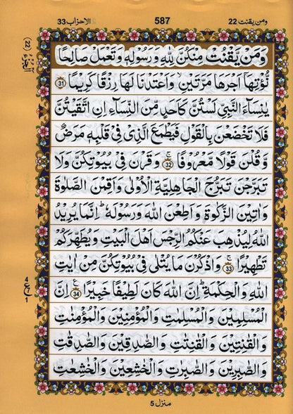 Al Quran Al Kareem with Urdu Persian Hindi Script – 13 Line Mushaf-islamicbrands
