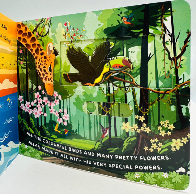 Allah Made It All – Interactive Islamic Push & Pull Children’s Book 2