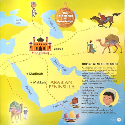 Aziz and the Golden Age of Islam – Inspiring Children’s Journey Through Islamic Civilization-islamicbrands