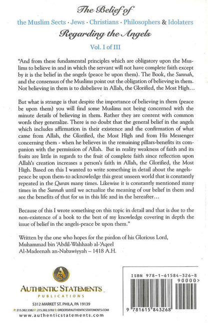 Belief of Muslim Sects, Jews, Christians & Philosophers Regarding Angels