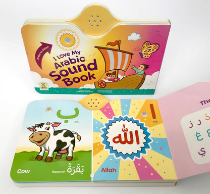 I Love My Arabic Sound Book With Eyes | Interactive Arabic Learning Audio Book for Kids