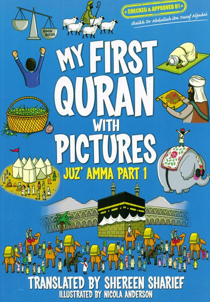 Bundle of 2 Books | My First Quran with Pictures (Juz’ Amma) – Illustrated Children’s Qur’an Set-Islamicbrands