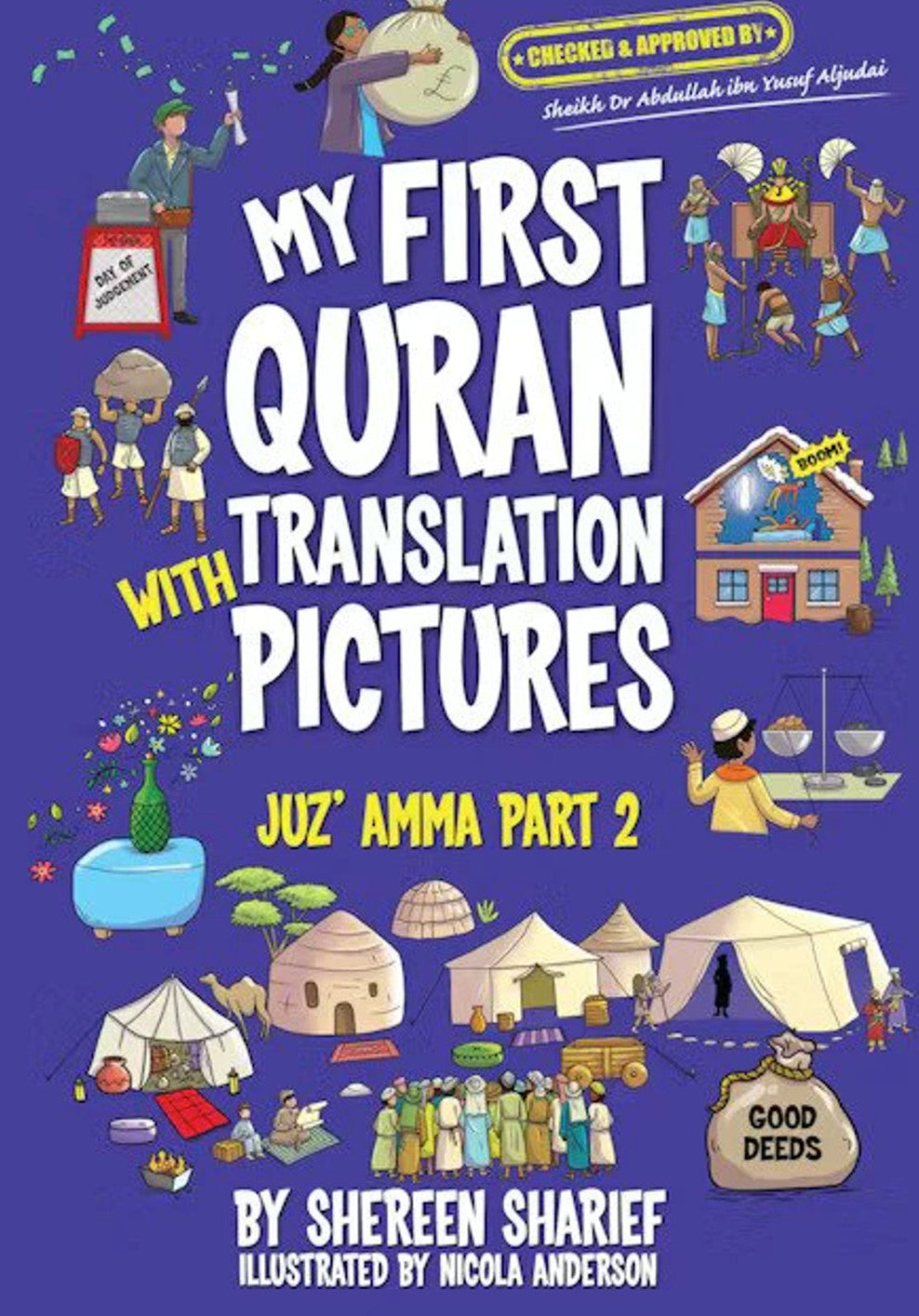 Bundle of 2 Books | My First Quran with Pictures (Juz’ Amma) – Illustrated Children’s Qur’an Set-Islamicbrand
