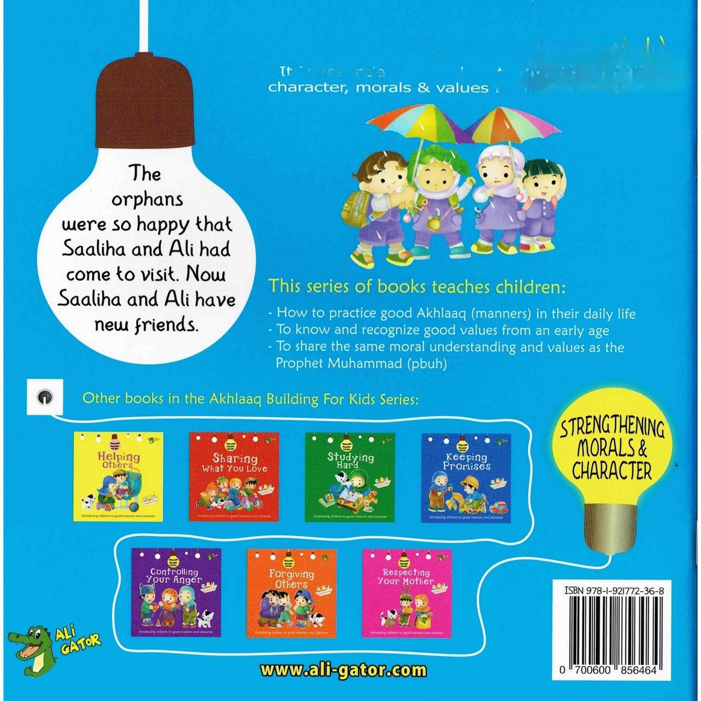 Caring for Orphans Islamic Children's Book | Akhlaaq Building Series by Ali Gator