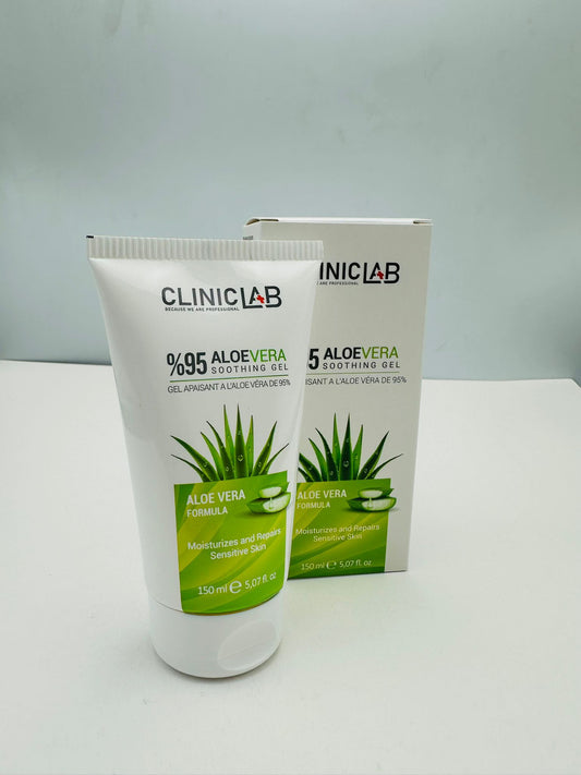 ClinicLab Aloe Vera 95% Soothing Gel 150ml – Hydrating & Refreshing Skin Gel 1